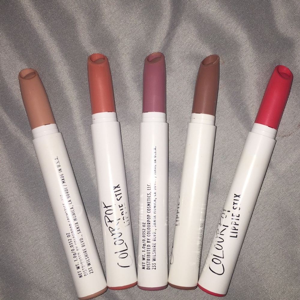 5 Colourpop lippie stix